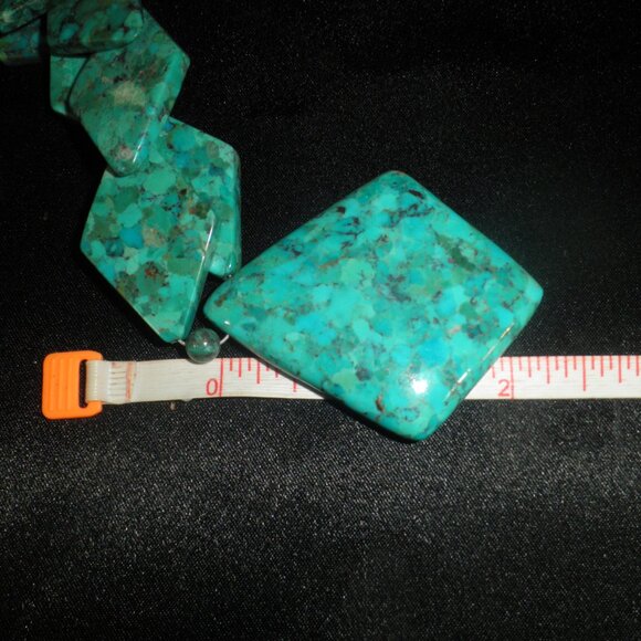 Jay King Sterling Silver Misty Mountain Modernist Turquoise Necklace - Picture 7 of 9